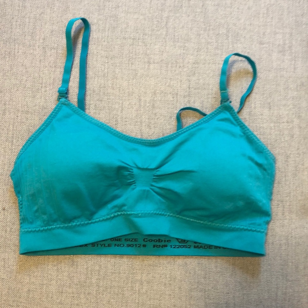 Cookie teal comfy bra